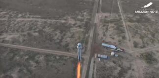 ภารกิจ New Shepard- 31 ของบริษัท Blue Origine ประสบความสำเร็จ