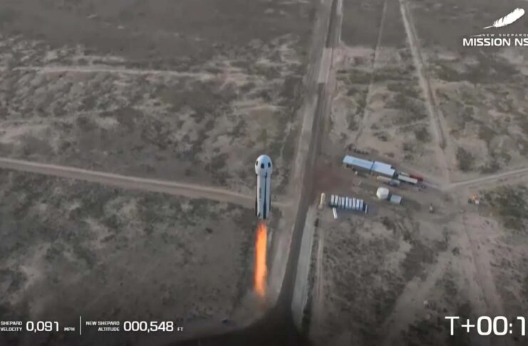 ภารกิจ New Shepard- 31 ของบริษัท Blue Origine ประสบความสำเร็จ