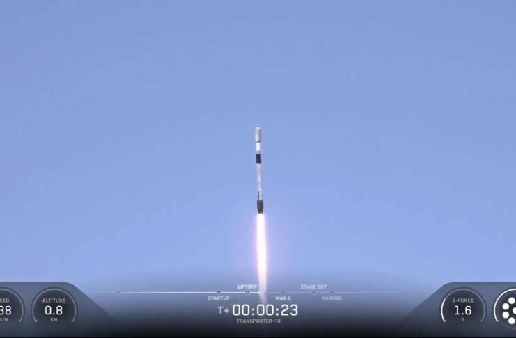 SpaceX ส่งดาวเทียม AI ของ Google สู่อวกาศในภารกิจ Transporter-18